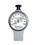 Top Shelf Digital Hardness Tester For Metals And Plastics With A Crisp Screen And Knockout Durability Built Tough For Factory Floor Quality Checks Giving Dead On Readings Every Single Time Model 411 Ready, showing a close-up of the dial.