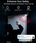 Demonstration of Solar Wireless Outdoor Security Camera Kit for home with alarm and night vision detecting intruder.