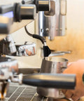 Steam Wand Rubber Insulation Sleeve For Espresso Machine Heat Resistant Cover in use on espresso machine