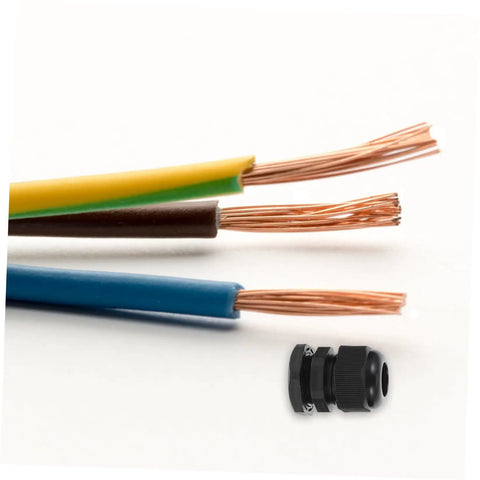 100 Piece Cable Connectors And Glands Kit Made From PP Material For DIY Friendly Setup Waterproof Wire Glands with exposed wires
