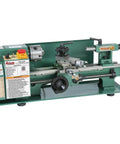 7X12 Inch Mini Metal Lathe Benchtop Precision Machining Tool With Variable Speed Drive and reversible lead screw dial.