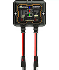 MPPT Solar Charge Controller 10A 12V Waterproof IP67 Pro Grade display with LED indicators and plug-and-play SAE ports