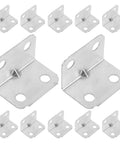 Heavy Duty Beefed Up L Shaped Corner Braces Set Of 100 For Wood And Furniture 90 Degree Right Angle Brackets Cold Rolled Steel Reinforcement