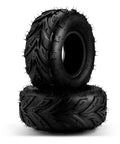 145/70-6 ATV UTV Go Kart Tires, 4-Ply Mud-Ready All-Terrain Off-Road Tires Set of 2 for Tough Trails, stacked set view