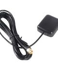 Active GPS Antenna With SMA Male Connector For Car Stereo And Navigation Systems, Waterproof Magnetic Mount, 3 Meter Extension Cable, 28 dB LNA Gain, Power From 3V To 5V, Ideal For Cars, Trucks, Marine Rigs, Boats And GPS Tracker Setups