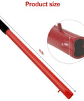 2 Ton Floor Jack Replacement Handle For Car Jack, red durable carbon steel lever with dimensions shown, 14.5in length.