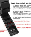 Heavy Duty Semi Enclosed Drag Chain Cable Carrier for CNC Machines, Black Plastic, 15mm by 30mm, Dimensions and Use Guide