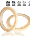 54mm Silicone Espresso Grouphead Gasket Replacement Pack Of 2 For Home Coffee Machines With 5.5mm Thickness Delivers Leak Proof Seal And Consistent 9 Bar Extraction Easy Swap, silicone gasket rings