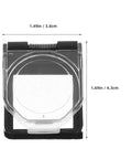 2 Pack Spring Loaded Push Button Cover With Adhesive Backing Dustproof Power Switch Protector For Car Ignition Industrial Control Panels And Home Appliances Durable Button Guard That Keeps Dirt Out And Extends Lifespan Like A Champ. Transparent cover, 1.49 x 1.69 in.