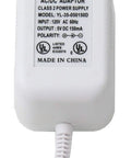 Deluxe Radio Accessory Bundle For Voyager KA500 And KA600 Pro AC adapter close-up with specifications visible