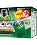 Savage Insect Killer Fogger With Odor Neutralizer in a 6-pack, featuring compact design for eliminating hidden bugs and infestations.