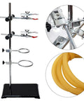 Home Distillation Kit With 3.3 Borosilicate Glass 15-Pc Set, metal stand and clamps for 500ml distiller setup