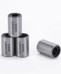LM4UU 4x8x12mm Linear Motion Bearings Set 4 Pcs for DIYers with M3 Rod Shaft Guides, SCS3UU Block, Chrome Steel