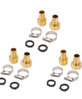 Top Notch Garden Hose Repair Kit With Premium Aluminum Connectors And Stainless Steel Clamps. Durable 3 Piece Set For 3/4 Inch And 5/8 Inch Hoses That Stops Leaks Fast And Keeps Your Yard Looking Sweet All Summer Long Without Breaking The Bank Or Losing.
