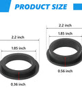 Product dimensions for Five Piece Pool Pump Hose Seal Ring Replacement Kit 11228 And 11412 O Rings For Intex Sand Filter Pumps Motors And Hoses