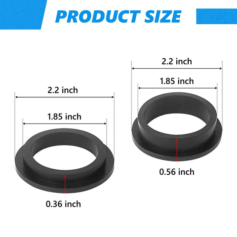 Product dimensions for Five Piece Pool Pump Hose Seal Ring Replacement Kit 11228 And 11412 O Rings For Intex Sand Filter Pumps Motors And Hoses