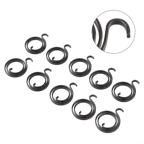 Fix Loose Door Knobs Fast With These Premium Stainless Steel 2.5 Turn Torsion Springs In Matte Black, Perfect For Interior Left Or Right Hand Handles And DIY Home Repair Kits Needing That Smooth Operation Back. Pack of 10 black 19mm ID torsion springs