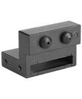 Beefy Zinc Alloy Barn Door Stopper With Rubber Cover For 40mm Wide And 6mm Thick Track Standard Hole Design Prevent Roller Fall