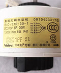Air Conditioner Indoor Fan Replacement Parts With DC Brushless Motor SIC 310 30 1 label showcasing technical specs