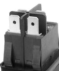Push Button On Off Start Stop Switch For Mechanical Equipment And Marine Use, 4 Pins, Black Rocker Style