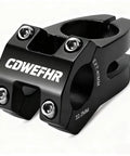 22.2mm Short Bike Stem 40mm Length Aluminum Alloy Handlebar Stem For MTB BMX E-Bikes Black Lightweight Clamp