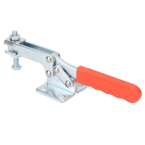 Heavy Duty Toggle Clamp With Arrow Storage Case, 500 Kg Clamping Force, Iron Horizontal Clamp For Welding, 65 Degree Knob And 85 Degree Handle