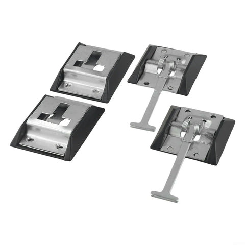 Heavy Duty Caravan Door Retaining Latch With Stainless Steel Spring Hook And Catch Plate Keeps Camper Doors Locked Up Tight While Traveling
