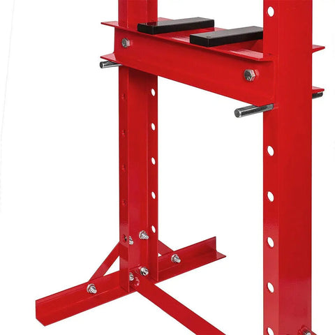 Solid 12 Ton Hydraulic Floor Shop Press Built Like A Tank H Frame Design Constructed To Handle Heavy Work Smooth Operator For Straightening Stamping Bending Jobs Equipment