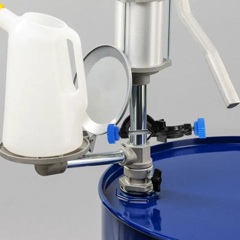Three Pack Black Aluminum Cross Clamps With Dual Screw Boss Head adjustable holder for liquid transfer setup.