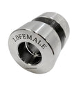 Dimple Die Set, 3 Piece, One Half Inch, Three Quarter Inch, One Inch, Bolt Together Or Hydraulic Press, metal tool, close-up