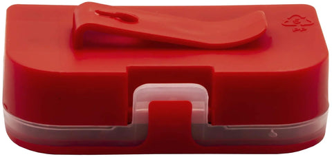 Red plastic case for Security Bit Set 32 Piece Tamper Proof Kit With 30 Industrial Grade Bits.