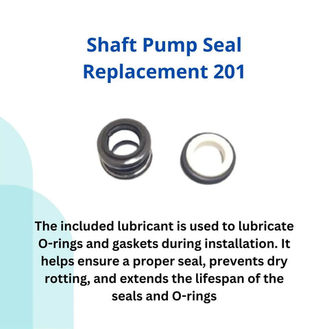 Hayward Super Pump Gasket Seal O Ring Repair Kit For SP2600 1600 2600X components with lubricant description and shaft seals