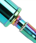 Close-up of colorful exhaust pipe from Beefed Up Colorful Exhaust Header Pipe Muffler With Heat Shield Tape Kit For Predator 212cc And 196cc Clones GX160 GX200 Coleman CT200U BT200X KT196 Baja MB200 Go Kart And Mini Bike Parts