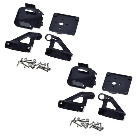 Two Pack Beefed Up Pan Tilt Camera Mount Platform With Anti Vibration Head For Aircraft And FPV Drones 2 Axis PTZ Platform components
