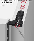 Close-up of Hinged Stainless Steel Adjustable Invisible Swing Glass Door Hinge Concealed Pivoting Hinge for Glass Doors