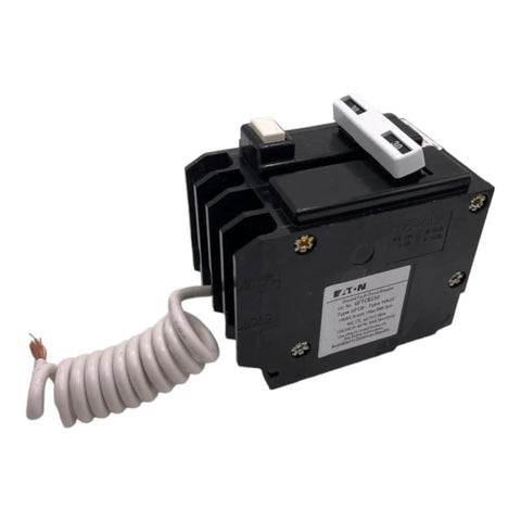 GFCI Two Pole Circuit Breaker, 30 Amp, 120 240 Volt, Common Trip, Self Test, 10 KAIC, 14 4 AWG, Fits 1 Inch Spaces, Residential Use
