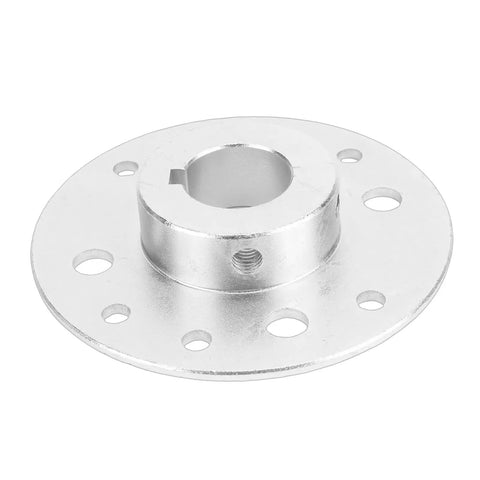 Rock Solid Heavy Duty Rear Sprocket For Go Kart And Drift Trike With One Inch Bore And Quarter Inch Keyway, silver steel construction
