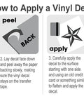 Instructions on how to apply Grim Reaper Scythe Vinyl Decal Sticker Matte Black For Cars Trucks Motorcycles Windows Bumpers And Walls 10 Inch Tall.