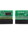 Front and back view of 20 Pin LPC TPM 2.0 Security Module for Motherboards and Servers, Compatible with AOM TPM 9665V TCG 2.0
