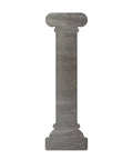 Greek Column Steel Cutout Wall Art in Raw Metal Finish for Industrial Home Decor, CNC Plasma Cut 16 Inch 20 Gauge Mild Steel