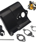 Heat Deflector Kit For Kohler Cub Cadet Mower Engines SV470 SV620 SV540 LTX 1040 with gaskets and studs visible