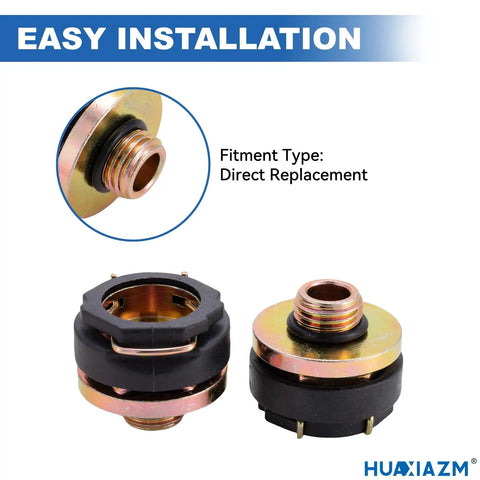 Mercedes-Benz Transmission Cooler Line Quick Connector Two Pack for E320 3.2L 2003-2005 and E350 3.5L 2006-2009 bolt-on fittings