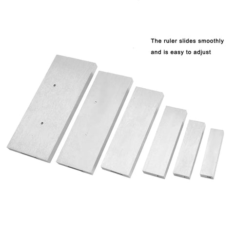 Six Piece Steel Adjustable Parallel Block Set With Micrometer Grade Adjustment And Three Eighths To Two And A Quarter Inch Range For Machinists And DIY Buffs Seeking Precise Milling And Grinding Tools