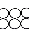 Pack of 10 black Viton O-rings; standard size 1-3/16 in ID, 1-9/16 in OD.