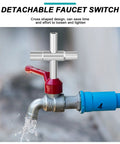 Eight Piece Multi Function Sillcock Key Set for Radiators Faucets and Meter Boxes used on outdoor water faucet