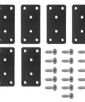 Heavy Duty Flat Mending Plates 3.94 By 1.97 Inches Six Pack Stainless Steel With Holes For Wood Shelves And Cabinets Beefy Metal Joining Brackets
