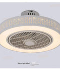 Sleek Smart Ceiling Fan With Light And WiFi Remote Control Delivers Sweet Smooth Airflow To Any Room Stepless Dimmable Lamp Hassle Free Setup Perfect Chill Bedroom Or Kitchen featuring warm light and modern design.