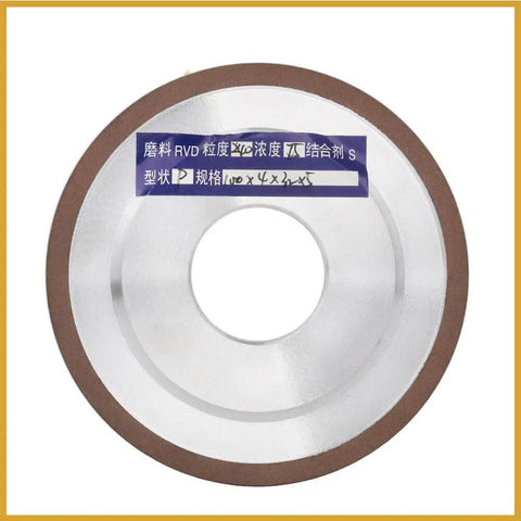 Pro Grade Resin Bond Grinding Wheel For Tungsten Steel Carbide And Stone 240 Grit Heavy Duty Cutting Disc front view