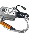 Hella Reliable 1000W Flex Shaft Rotary Tool With Easy Grip Foot Pedal and Stepless Variable Speed Up To 30000 RPM device with flexible shaft and motor.