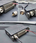 Close-up of PL-259 connector and RG58 cable for Mag Mount Dual Band Vehicle Antenna For VHF UHF Ham Radio 2m 70cm